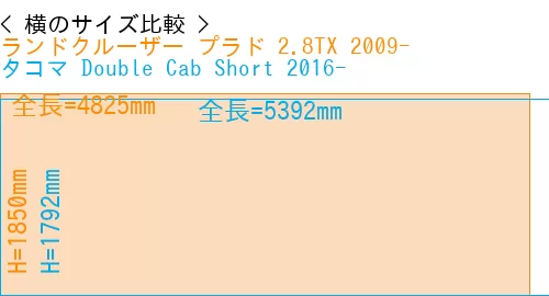 #ランドクルーザー プラド 2.8TX 2009- + タコマ Double Cab Short 2016-